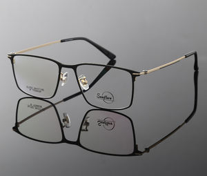 Vente directe d'usine monture de lunettes en titane à jante complète pour hommes et femmes - Product Image 6