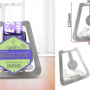 Support mural personnalisé pour médailles de 137 mm, pour la décoration de ceintures de karaté, de médailles de course, de gymnastique, d'arts martiaux et de pickleball - Product Image 2