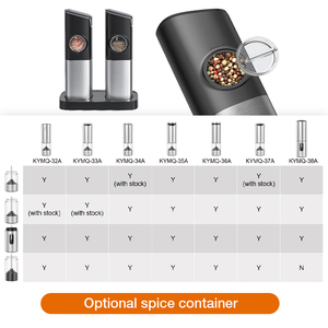 2024 nueva llegada de electrodomésticos de alta calidad suministros molinillos de sal y <span class=keywords><strong>pimienta</strong></span> - Product Image 4