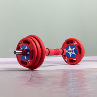 Vente en gros d'équipements de musculation et de musculation Captain America CPU plaque de poids en fer pare-chocs ensemble de piles pour la maison
