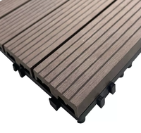 Dalles de terrasse en WPC modernes 300*300mm, durables, pour terrasse extérieure, patio, sol composite