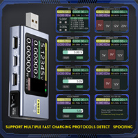 FNIRSI FNB58 Testeur de charge USB, Voltmètre, Ampèremètre, Testeur de courant, Testeur USB de charge rapide QC4+ PD3.0 2.0 PPS