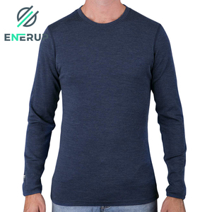 Enerup Onsie 2 Piece Set Merino Wool Turtle Neck Blouse Long Sleeve Top <strong>Mens</strong> Equestrian Johns Thermal Underwear <strong>Base</strong> <strong>Layer</strong> - Product Image 5