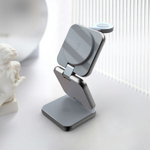 Station de téléphone portable multifonctionnelle magnétique pliable avec réglage de l'angle <span class=keywords><strong>Mini</strong></span> pour <span class=keywords><strong>Android</strong></span> pour iphone Chargeur sans fil 3 en 1 - Product Image 5