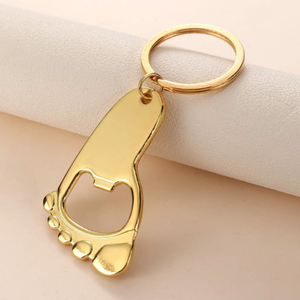 Llavero Abridor de Botellas de Lujo Chapado en Oro con Caja de Regalo para Recuerdo de Boda - Product Image 4