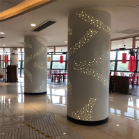 Paneles de Muro Cortina de Aluminio para Edificios de Varias Plantas - Techo Metálico en Forma de Ola, Diseño Moderno Ignífugo A2