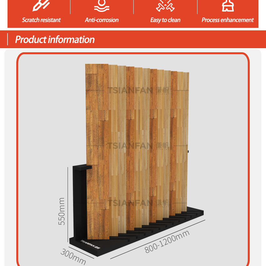 Estante de exhibición de madera maciza para suelos de madera maciza, para exhibición de suelos de madera maciza, de roble, para sala de exposición, gran oferta