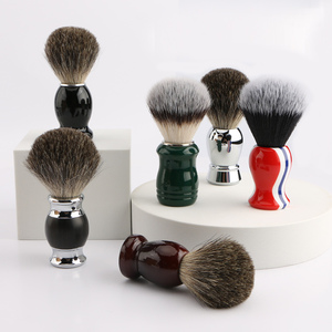 <span class=keywords><strong>Pennello</strong></span> da <span class=keywords><strong>Barba</strong></span> con Manico in Plastica, 100% Pelo di <span class=keywords><strong>Tasso</strong></span> Puro, Etichetta Privata, <span class=keywords><strong>Pennello</strong></span> Nero per <span class=keywords><strong>Barba</strong></span> - Product Image 5