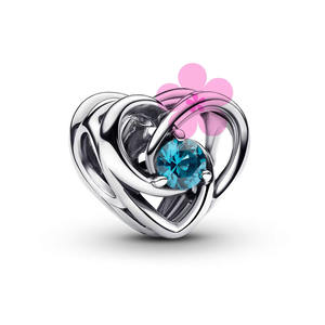 Bracelet à breloques en argent 925 certifié HaYa, nouvelle collection Printemps, avec trèfle à quatre feuilles, libellule et oiseau, tendance pour femmes - Product Image 5