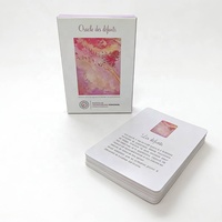 Boîte à cartes de tarot personnalisée OEM, boîte cadeau avec fond personnalisé, impression CMYK, jeu de cartes d'oracle multi-séries