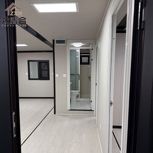豪华现代钢结构可移动20英尺40英尺别墅模块化预制可扩展集装箱房屋预制移动小家庭 - Product Image 6