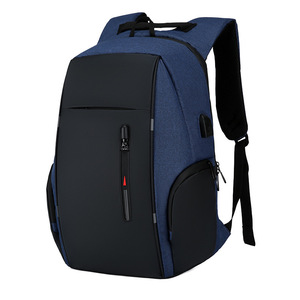 Mochila para Portátil con Puerto USB, 20-35L, para Viajes de Negocios, Unisex, Color Sólido, Compartimento para Ordenador, Asa Suave - Product Image 5