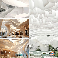Tissu ignifuge A1 sur mesure haut de gamme pour décoration de plafond de mariage, papier texturé français pour événements spéciaux