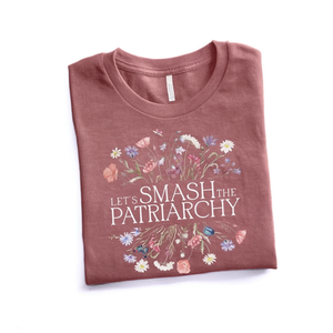 T-shirt femminista da donna a maniche corte con stampa floreale, girocollo, 100% cotone, casual, con scritta 'Equality', regalo per la Giornata Internazionale della Donna - Product Image 1