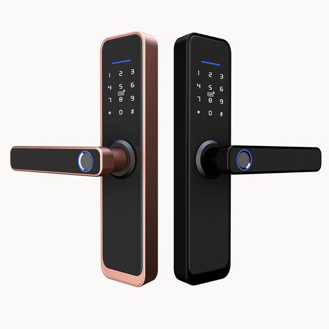 Hot Sale Hotel Apartment Keyless Smart Door Lock RFID Card Digital Password WiFi App for Modern Building