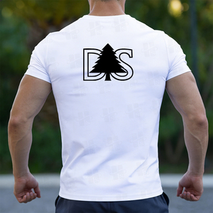 T-shirts pour hommes en coton 100% respirant de qualité supérieure 200 g/m² Coupe régulière <span class=keywords><strong>Col</strong></span> en <span class=keywords><strong>V</strong></span> <span class=keywords><strong>Blanc</strong></span> pour un usage quotidien décontracté - Product Image 3