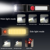 Lampe de travail réglable XPG LED 180 avec LED latérale, lampe torche à crochet, rechargeable Type-C, portable, magnétique, pour jardin, IP55