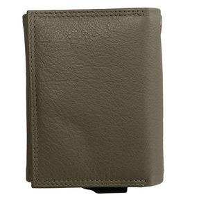 Porte-cartes unisexe CardHoda en PU, portefeuille court avec fermeture à pression, protection RFID, design minimaliste, vert olive, 6 pouces, usage quotidien - Product Image 4