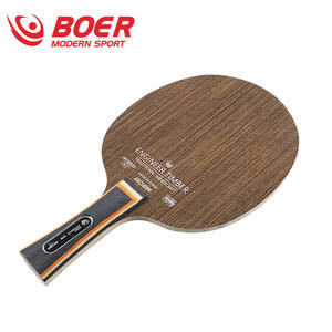 Technologie Tekken Ebony Cross Raquette 5 plis en bois pur Plaque de base en carbone Copie de raquette de <span class=keywords><strong>tennis</strong></span> de table - Product Image 5