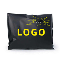 Sac d'Expédition Personnalisé et Recyclable en PE Plastique Rose Noir Blanc, Pochette d'Envoi Polyvalente pour Vêtements