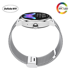 Reloj Inteligente Definite W11-208 para Mujer, Pantalla TFT de 1.19 Pulgadas, Resistente al Agua IP67, Diseño Metálico, Monitor de Actividad Física, Monitorización de Salud, Plateado - Product Image 3