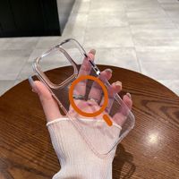 Coque transparente ultra-fine magnétique pour chargement sans fil pour iPhone 17 16 15 14 13 12 Pro Max, étui rigide transparent en PC mince