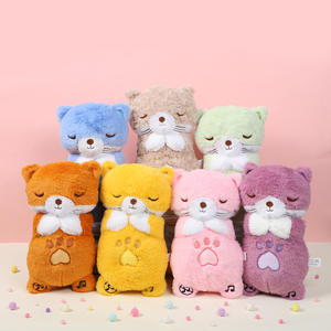 Nuevo producto Light up Music Little Otter Koala Bear Capybara Breathing Plush Toy Figure - Product Image 1