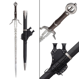 Witcher 3: caza salvaje de lobos blancos, <span class=keywords><strong>hija</strong></span> de Geralt, espada de plata Chelia, Arma de cazador de demonios COS - Product Image 2