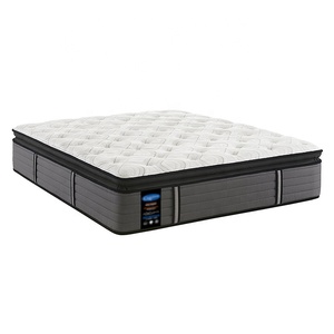 Mattresses King Size Black Home Furniture Cotton Modern Single Size Beds Super Soft Spring Mattress Hybrid Bed Sleeping 10pcs