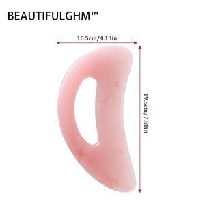 راتنج كبير Gua Sha ، لعضلات الجسم للرجال والنساء ، كشط غواشا الوردي للصرف اللمفاوي - Product Image 4