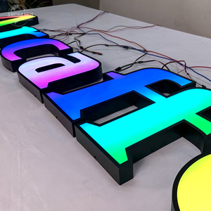 Lampu LED warna penuh kustom tanda Surat Marquee <span class=keywords><strong>PROM</strong></span> 3D cermin tak terbatas dekorasi mobil bercahaya IP65 tahan air untuk - Product Image 6