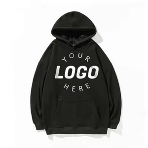 Sweat-shirts <span class=keywords><strong>en</strong></span> coton imprimés unisexe personnalisés avec broderie et sublimation, pull-over d'hiver, grande taille, sweat-shirt à capuche oversize pour femmes et hommes - Product Image 1