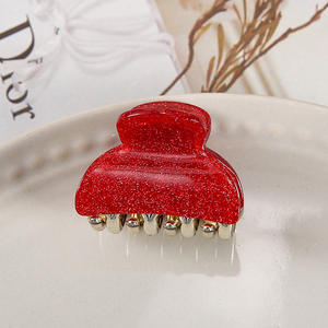 Pinzas de Pelo Acrílicas Pequeñas de Estilo Coreano para Navidad, con Perlas Elegantes, para Mujeres y Niñas, Venta al Por Mayor - Product Image 6