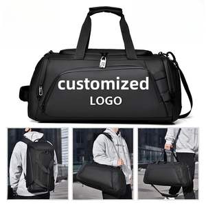 Bolsa de Deporte Multifuncional Personalizada de Gran Capacidad, Impermeable, para Gimnasio, Viajes, Mochila Deportiva de Nailon con Cierre de Cremallera y Correa de Moda - Product Image 5