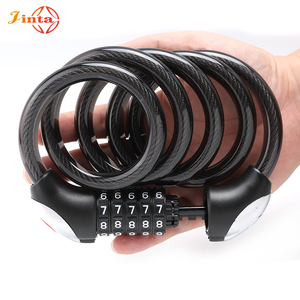 Jinta Cao An Ninh 1200Mm 5 Chữ Số Kết Hợp Cáp Khóa Xe Máy Điện Scooter Xe Đạp Cáp Dây Khóa - Product Image 3