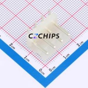 5.08-4AW Wire-to-Board Pin Header Bent Lead Through Hole,P=5.08mm Connector 1x4P 5.08mm Right Angle Insert 4P - Product Image 1