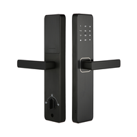 Cerradura Inteligente para Puerta de Entrada con Huella Dactilar y Control Remoto, Diseño Nuevo de Fábrica, para Apartamento, Aleación de Aluminio, Ttlock