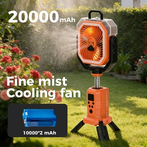 Ventilador de Aire Refrigerante con Control Remoto de 4 Velocidades, Portátil, 20000mAh, Ventilador de Mesa para Camping, Banco de Energía, Recargable, Ventilador de Camping para Exteriores - Product Image 3