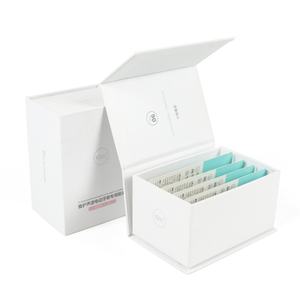 Boîte d'emballage en carton rigide biodégradable personnalisée pour têtes de brosse à dents électriques coréennes magnétiques avec impression en relief - Product Image 2