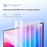 Aoc 23,8-inch IPS Full HD 100Hz Anti-Blue Light DP Nieuwe Monitor voor Business Desktop Gebruik