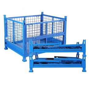 Dây lưới container <span class=keywords><strong>Stackable</strong></span> thép lưu trữ Pallet stillage lồng - Product Image 5