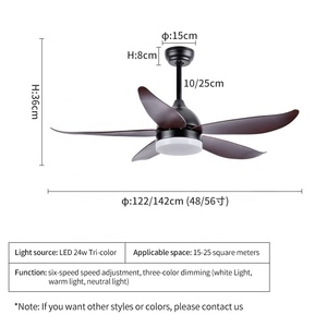 <span class=keywords><strong>C259</strong></span> 48/56 дюймовый потолочный вентилятор со световым комплектом с пультом дистанционного управления 48/56 дюймовый потолочный вентилятор со световым комплектом - Product Image 2