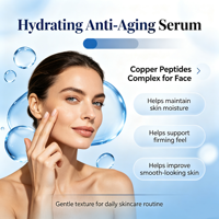 Sérum pour le soin de la peau du visage ETRUN ALISA, marque privée, anti-rides, ridules, taches de vieillesse, sérum pour le visage au peptide de cuivre GHK-Cu bleu
