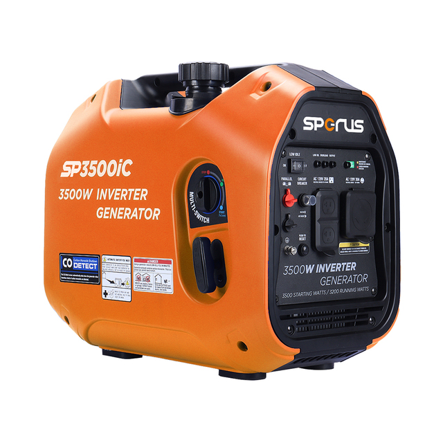 SPERUS 2025 New Silent Air-Cooled 4-Stroke Inverter Generator 3500 Watt 145CC Portable Power for Home