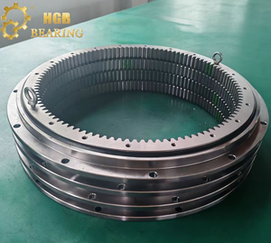 Cuscinetti Orientabili per Escavatori da 13/20/36 Tonnellate, con Pista di Rotazione Temprata a HRC58+. Opzioni di Personalizzazione Disponibili per il Diametro del Foro - Product Image 4