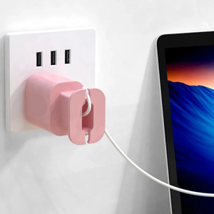 2 in 1 Silicone Charger Protector for 18W/20W Charger Portable Anti-Break Case Convenient Cable Storage - Product Image 3