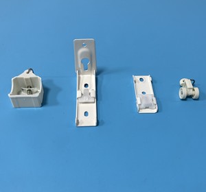 Nhôm Rèm đường sắt cho bán buôn khách sạn nhà văn phòng với các phụ kiện sóng xếp li Rèm theo dõi băng cho cửa sổ - Product Image 3