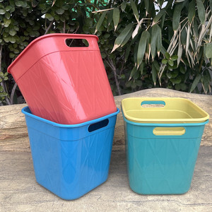 Small <b>Square</b> Household Trash Can 10L Open Indoor Waste <b>Bin</b> For Living Room Bedroom Office Bathroom - Product Image 3