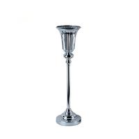 Support floral pour centre de table de mariage, vase guide de table en métal électroplaqué, décoration de table ornementale