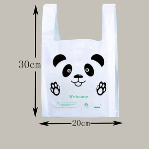 Bolsa de compras para camisetas con asa de cuerda de algodón, estampado en caliente, a prueba de humedad, para supermercados y tiendas de comestibles - Product Image 5